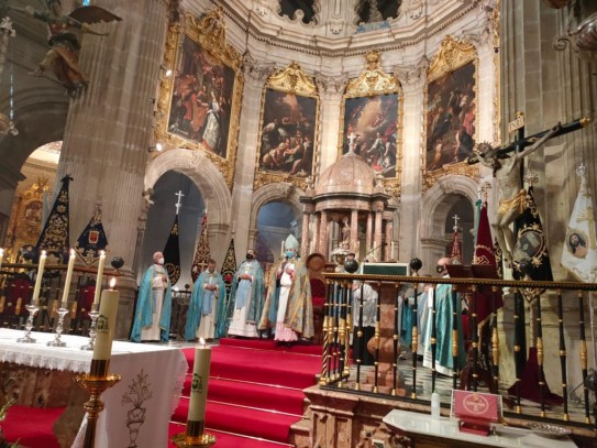 La federación de hermandades y cofradías de Guadix inicia el curso cofrade el día de la Inmaculada Concepción de María.