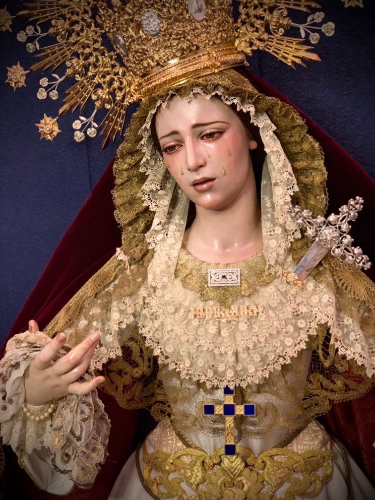 La imagen de María Santísima de la Amargura presidirá el Vía Crucis oficial de la Semana Santa de Guadix en el año 2022