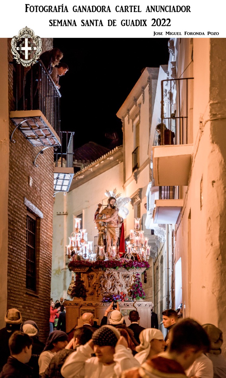 Fallo del jurado que da a conocer el cartel que anunciará la Semana Santa 2022 de Guadix.