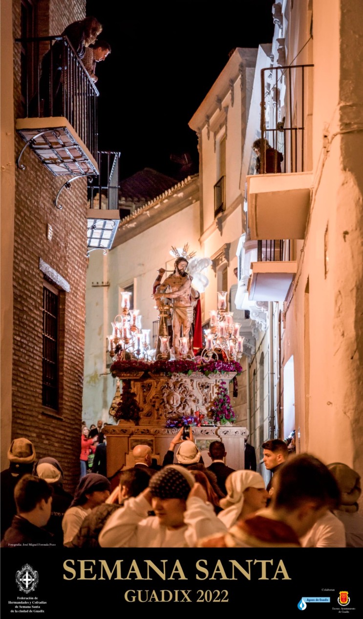 La Federación de Hermandades y Cofradías de Semana Santa de Guadix presenta el cartel oficial de la Semana Santa de Guadix 2022