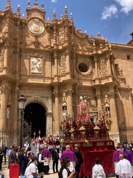 La Federación de Hermandades y Cofradías de Semana Santa de Guadix participa en los actos en honor a San Torcuato