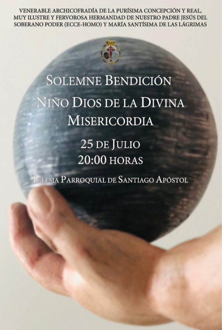 BENDICIÓN DEL NIÑO DIOS DE LA DIVINA MISERICORDIA