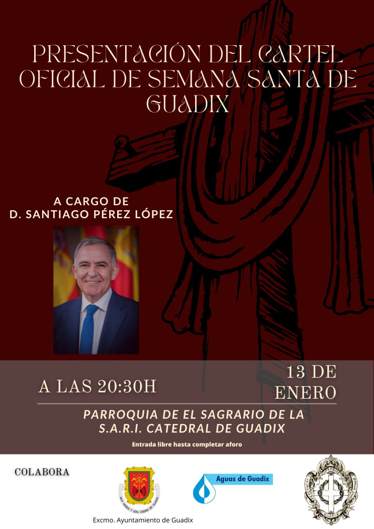 Presentación del cartel oficial de Semana Santa de Guadix 2023