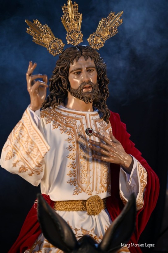 La imagen del Stmo. Cristo Rey en su Entrada Triunfal en Jerusalén presidirá el Viacrucis oficial de Semana Santa de Guadix en el año 2024
