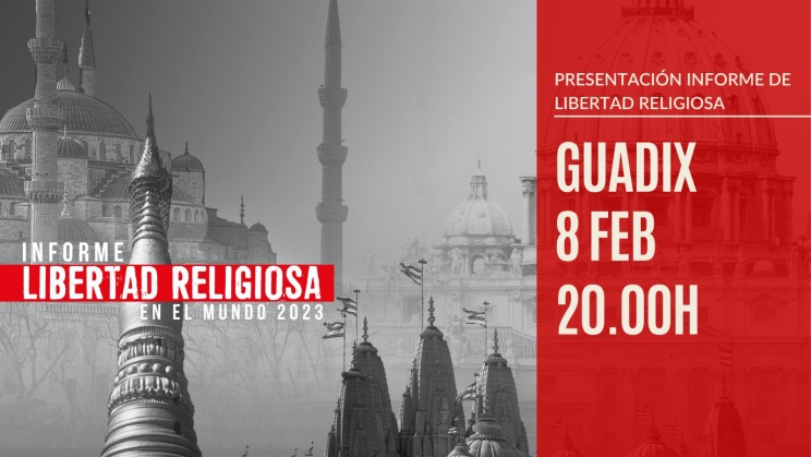 🔴Te invitamos al acto de presentación del nuevo *Informe por la Libertad Religiosa de Ayuda a la Iglesia Necesitada
