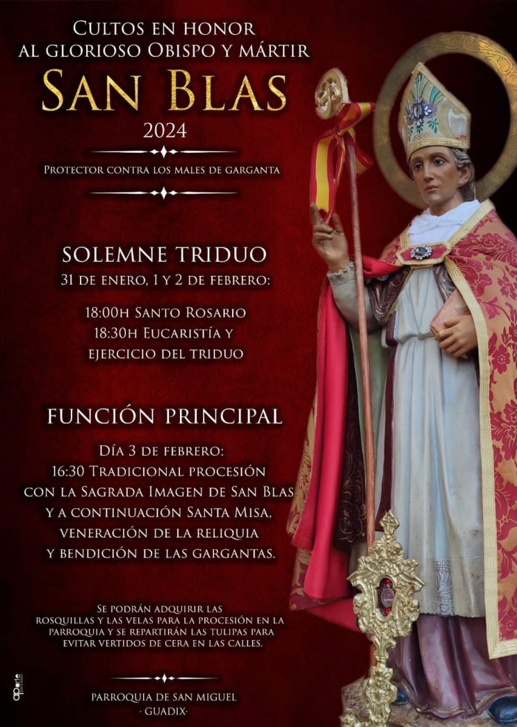 Cultos en honor a San Blas