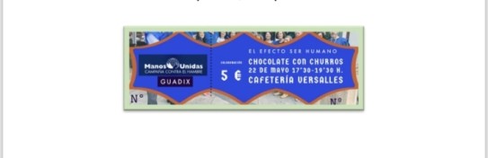 Tradicional chocolatada de Manos Unidas de Guadix, miércoles, 22 de mayo