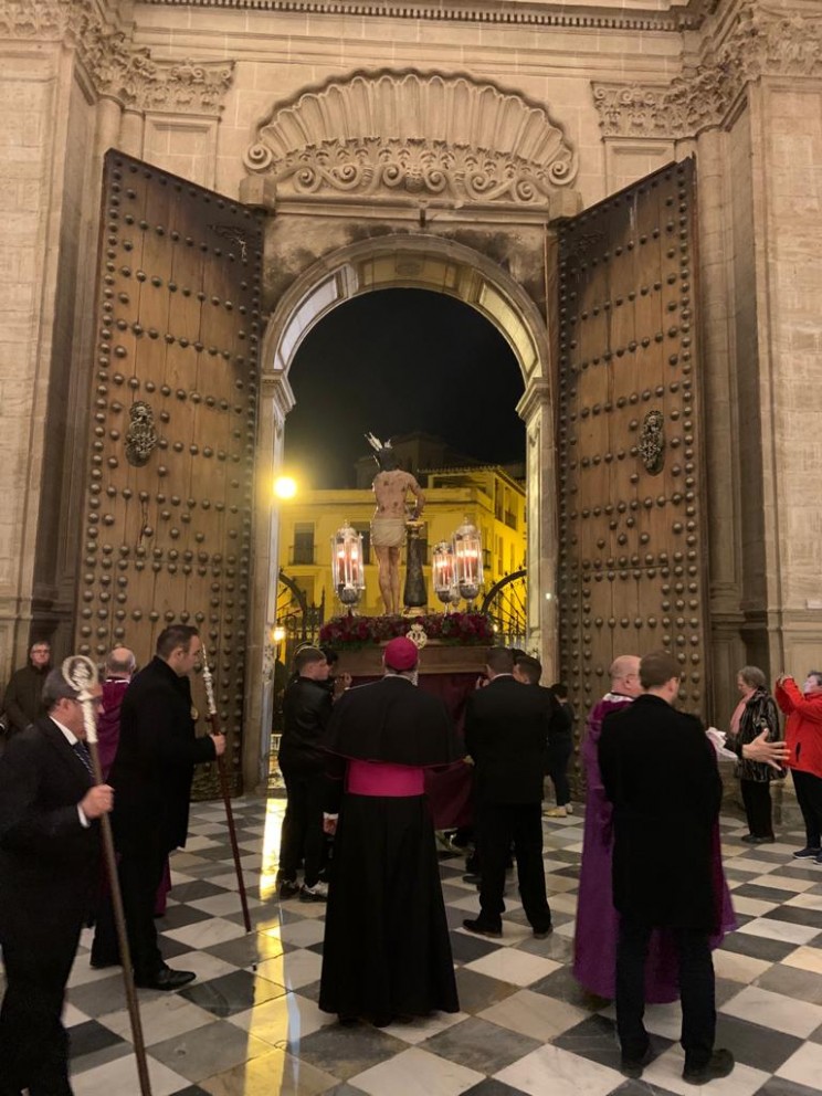 Se celebra el Vía Crucis oficial de la Semana Santa de Guadix.