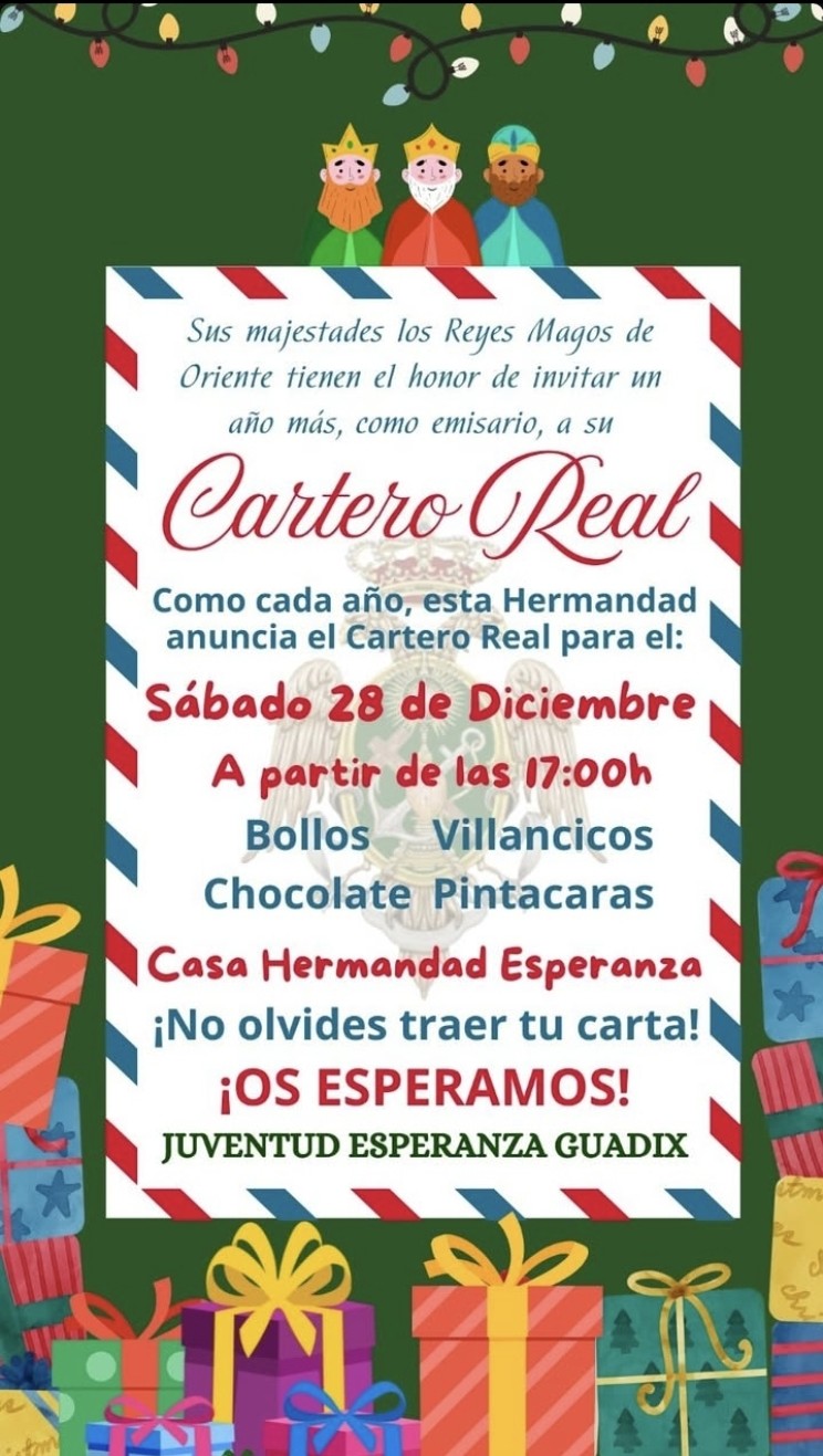 Invitación al Cartero Real de la Hermandad Esperanza
