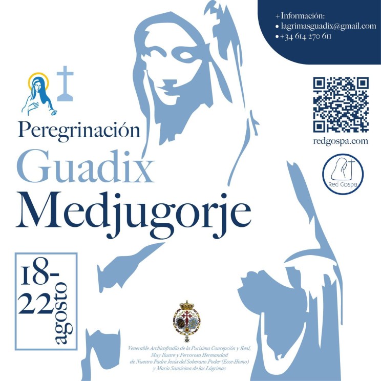 La Hermandad de Las Lágrimas organiza una peregrinación a Medjugorje del 18 al 22 de agosto de 2025