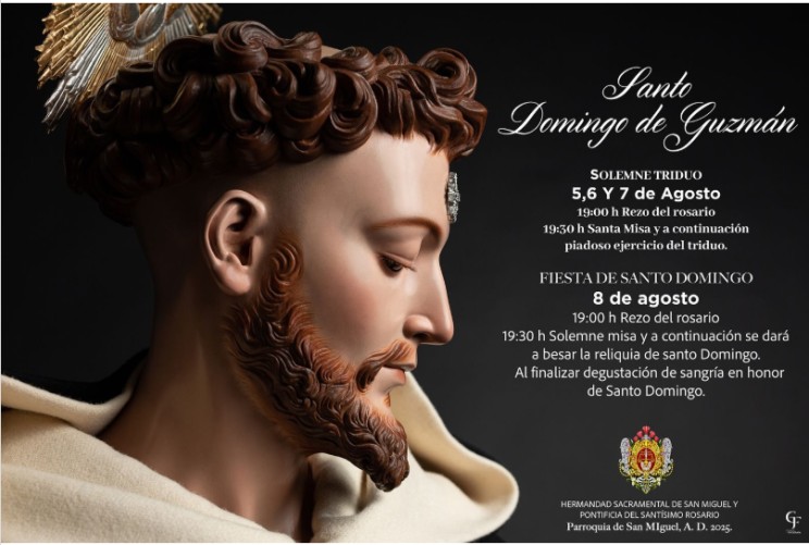 Celebración en honor a Santo Domingo de Guzmán