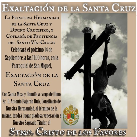 Solemne celebración en honor al Stmo. Cristo de los Favores