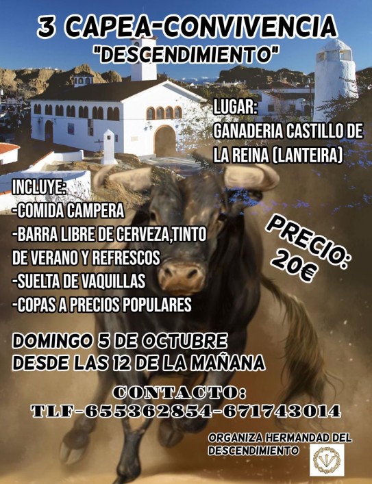 Convivencia de la Hermandad del Descendimiento de Guadix en la Ganadería Castillo de la Reina