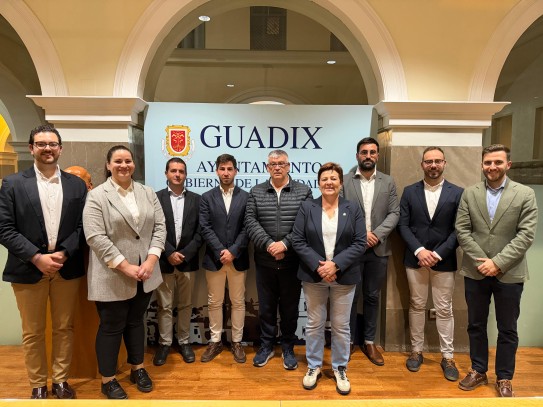 Encuentro de trabajo con el alcalde de Guadix, Jesús Lorente