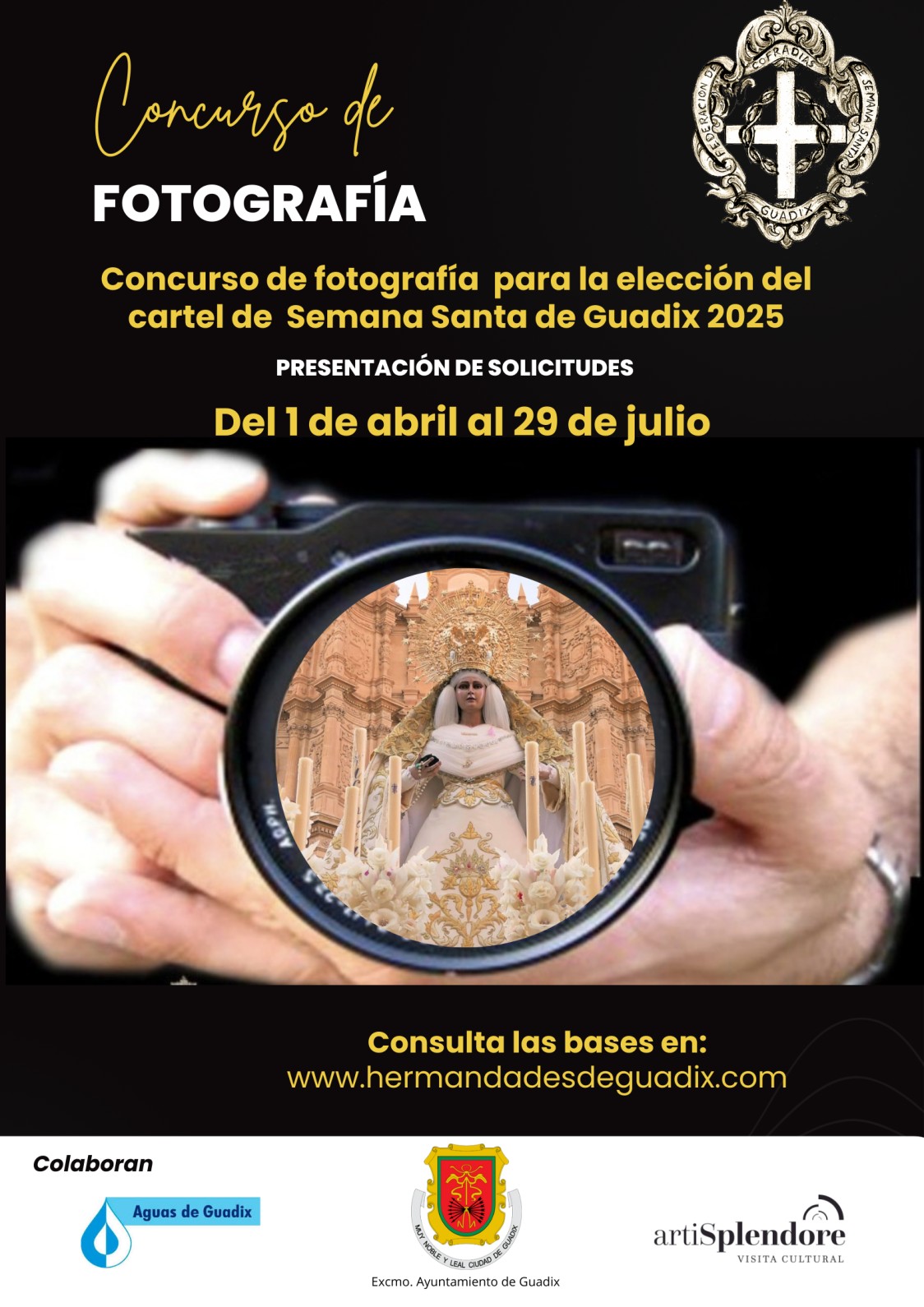 Concurso de Fotografía para la Elección del Cartel Oficial de Semana Santa de Guadix 2025